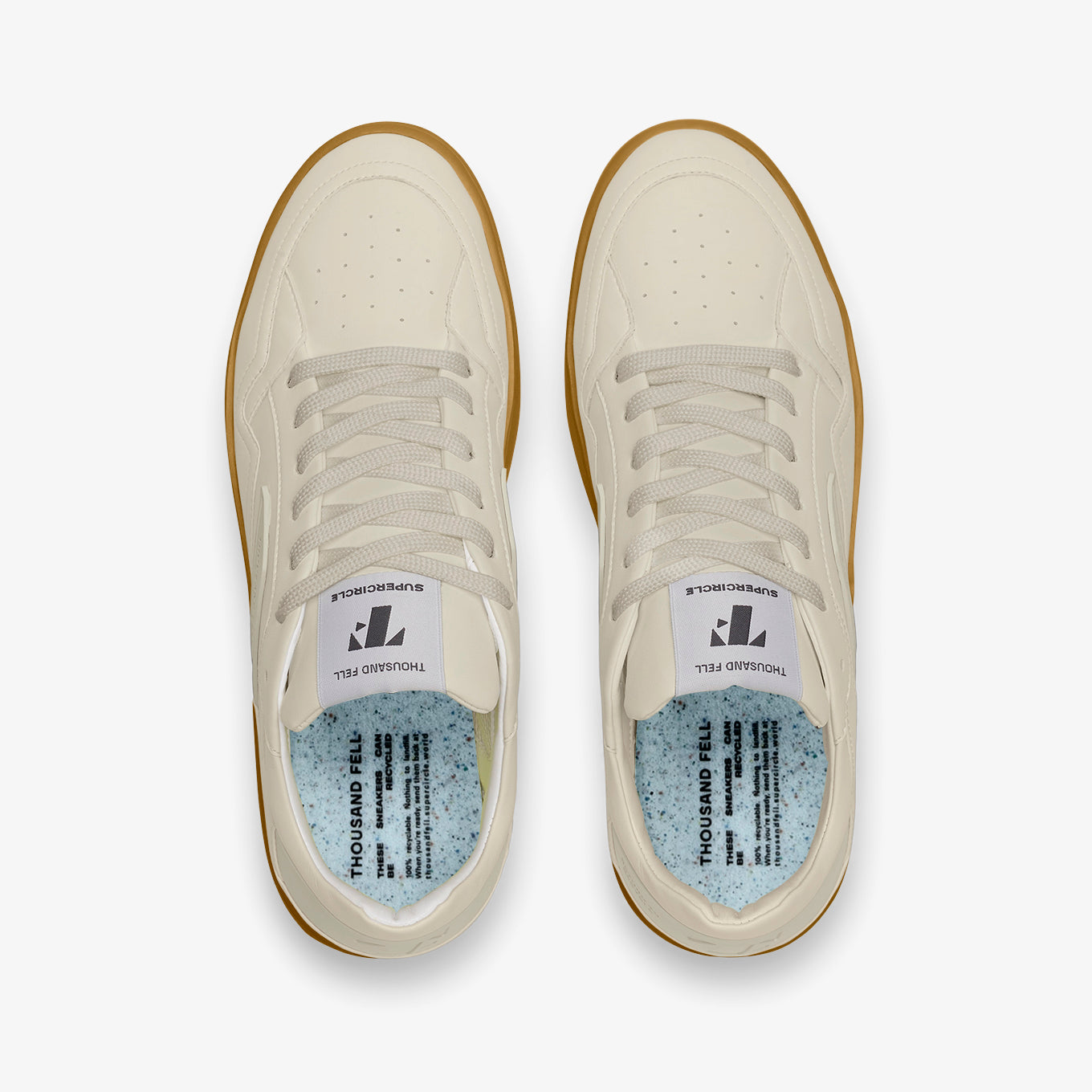 Men's Court in Cremino Gumsole | Vegan Sneakers - Thousand Fell