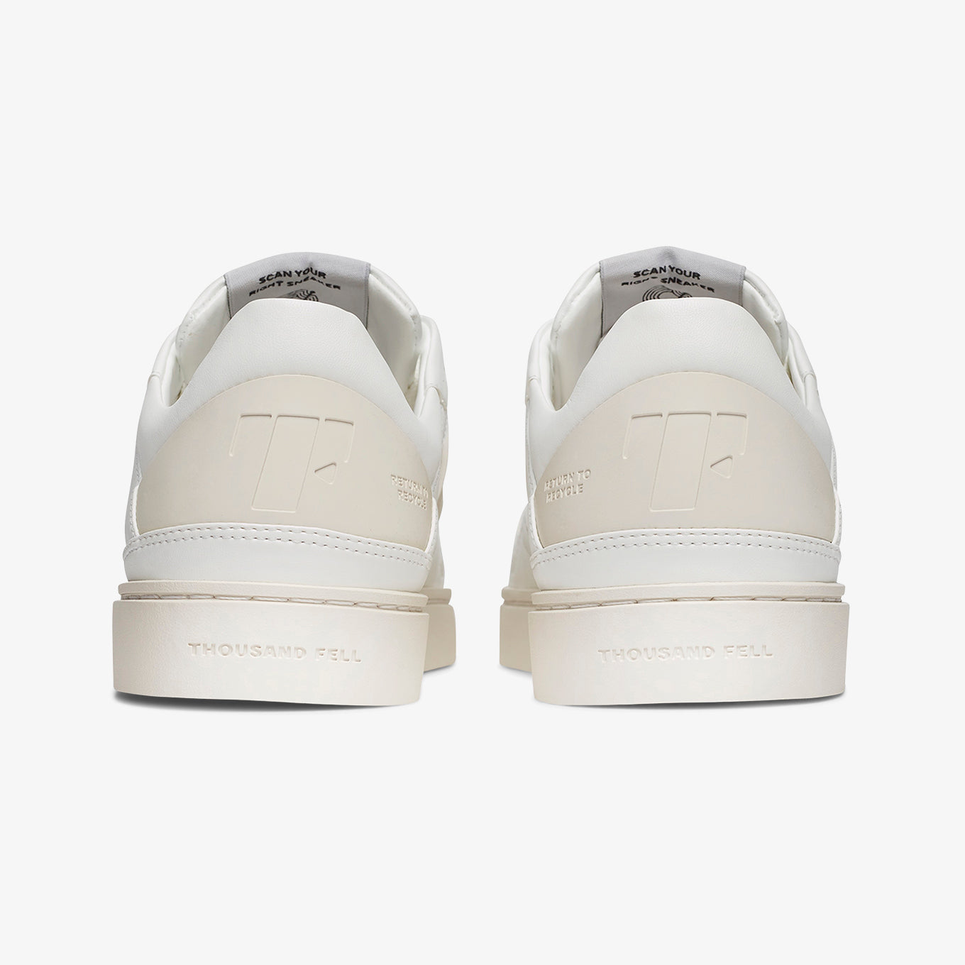 Men's Court in White | Vegan Sneakers - Thousand Fell