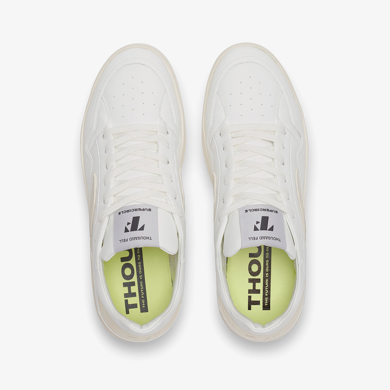 Men's Court in White | Vegan Sneakers - Thousand Fell