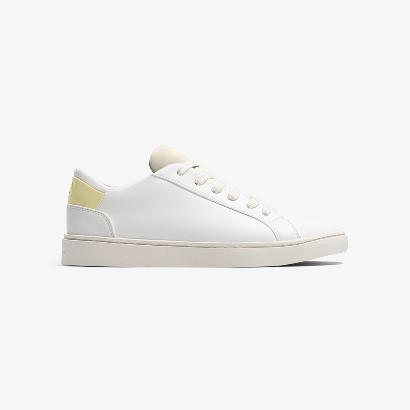 Women's Lace Up in White-Butter | Stain-Proof & Sustainable
