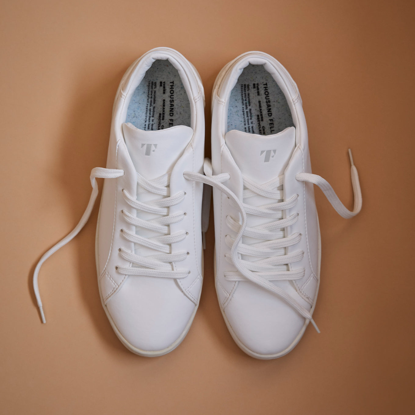Men's Lace Up in White | Sustainable & Vegan - Thousand Fell