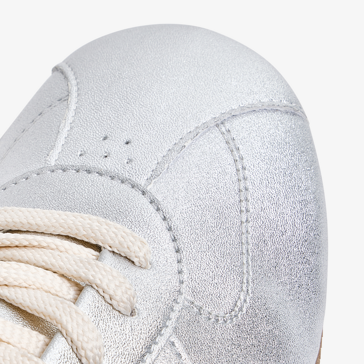 Men's Driver in Metallic Silver | Vegan Sneakers - Thousand Fell