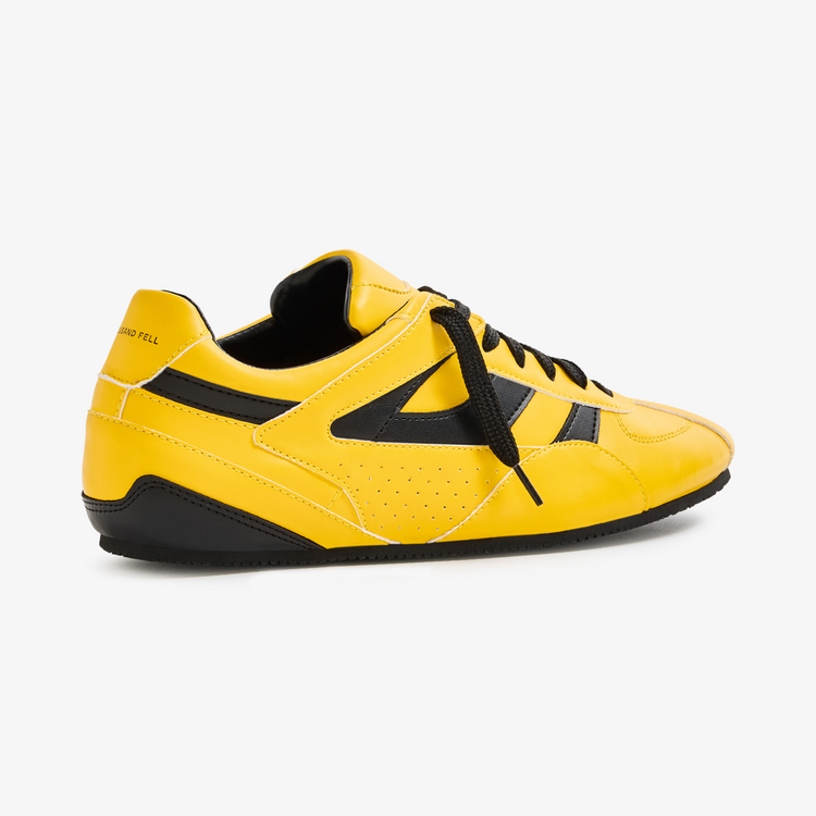 Men's Driver in Yellow-Black | Vegan Sneakers - Thousand Fell
