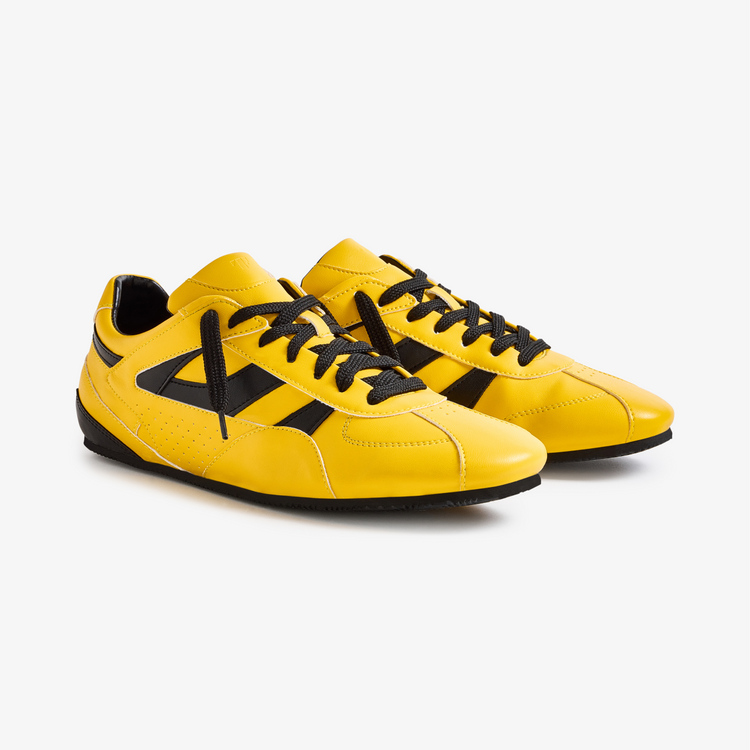 Women's Driver in Yellow-Black | Stain-Proof & Sustainable