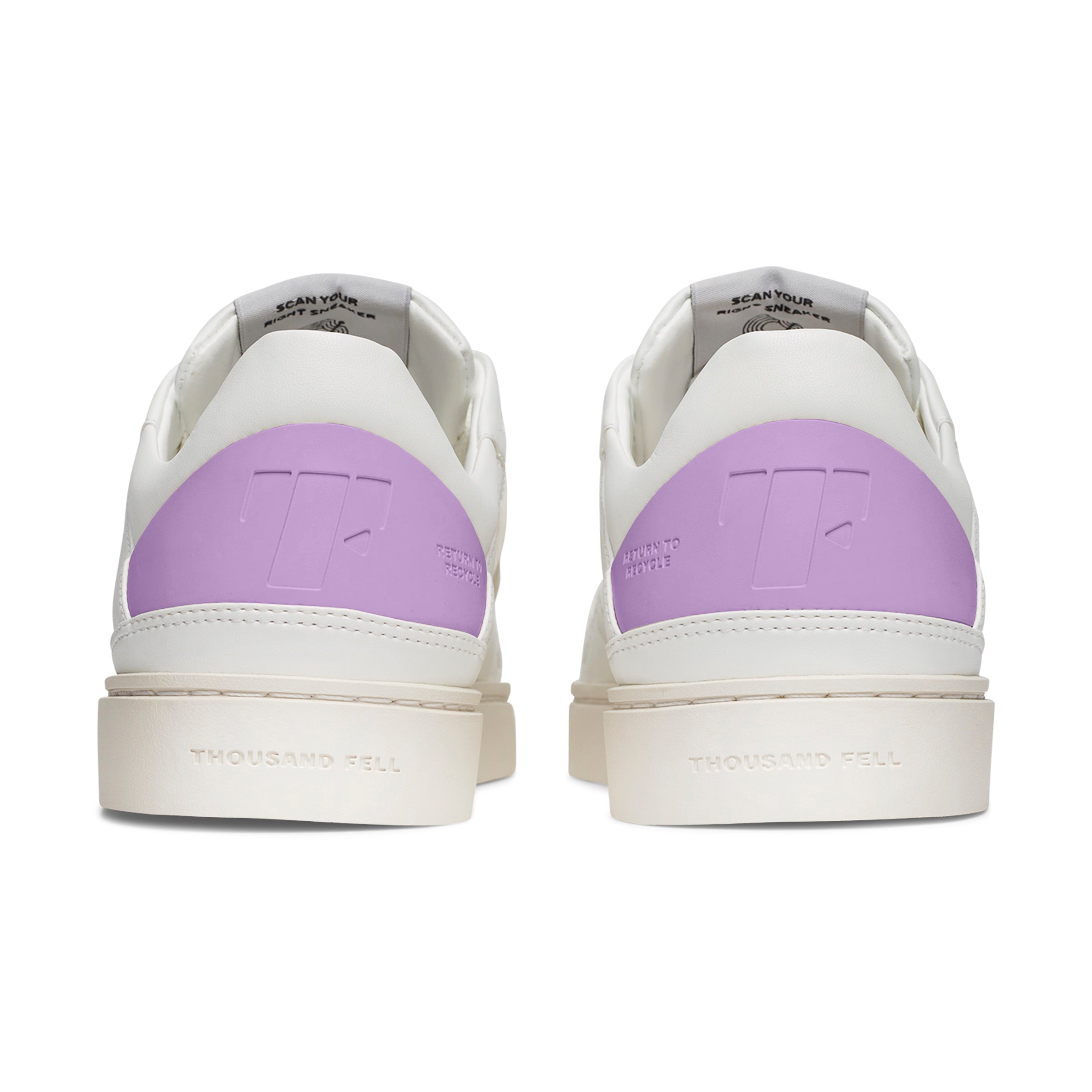 Men's Court in White-Psychic Wave | Vegan Sneakers - Thousand Fell